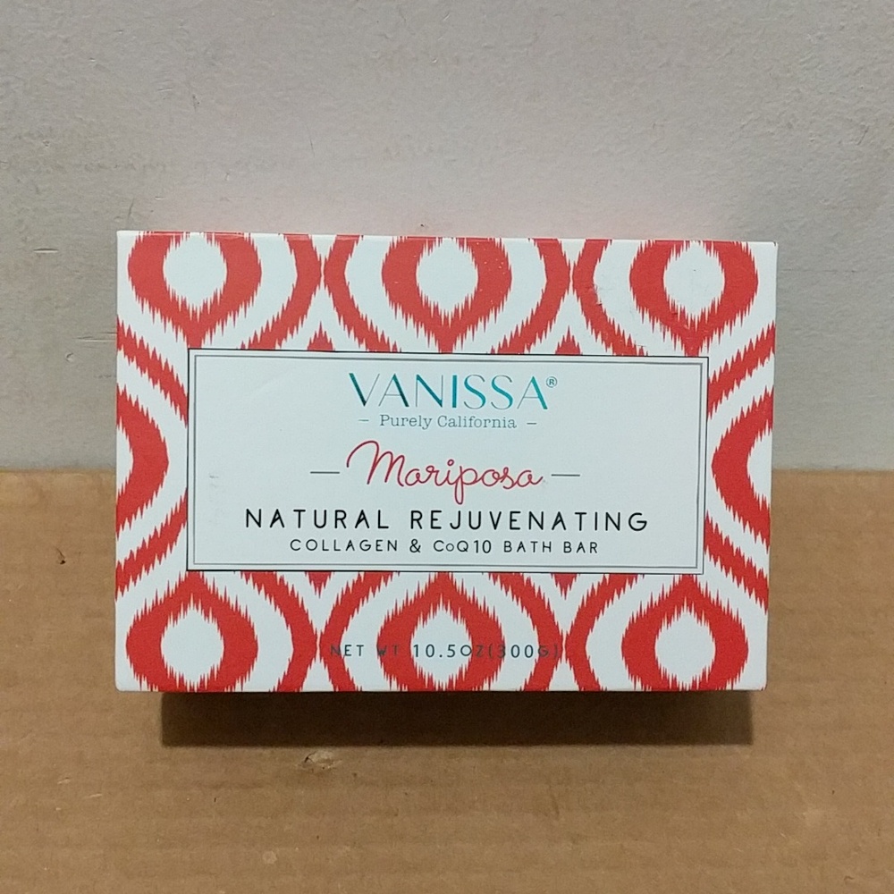 Vanissa Mariposa Natural Rejuvenating Collagen CoQ10 Bath Bar 10.5 oz.